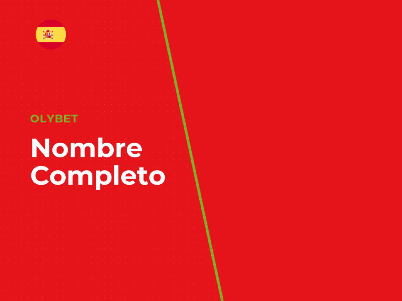 Crear tu cuenta y completar el registro. 1. Accede a olybet.es o abre la app y pulsa «Regístrate». 2. Introduce tus datos personales: nombre completo, fecha de nacimiento, DNI/NIE, dirección de reside